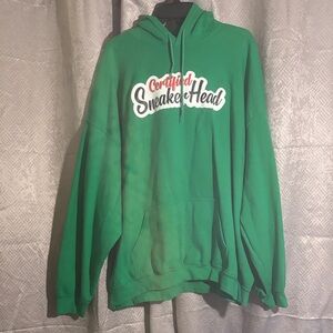 Gildan Green Certified Sneaker Head Hoodie